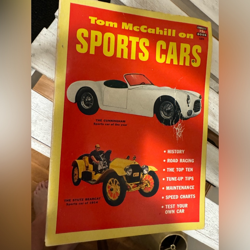 Tom McCahill on Sports Cards book early 1950’s